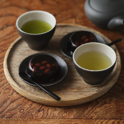 竹屋製菓＆なべしま銘茶　黒豆ゼリーとお茶のセット