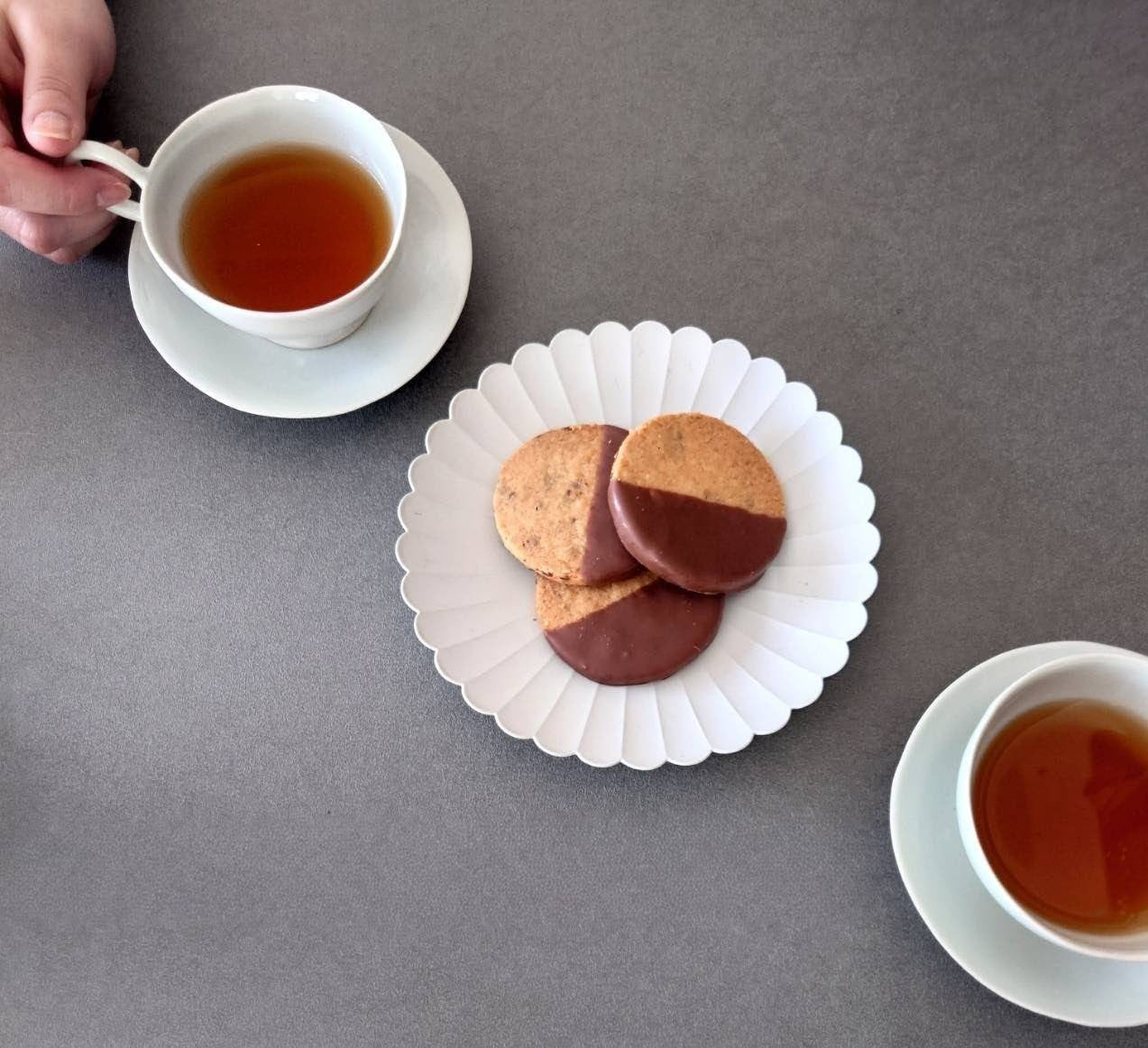 【ご予約受付中】バレンタインプチギフト- Desserts & Chocolate Pino×なべしま銘茶