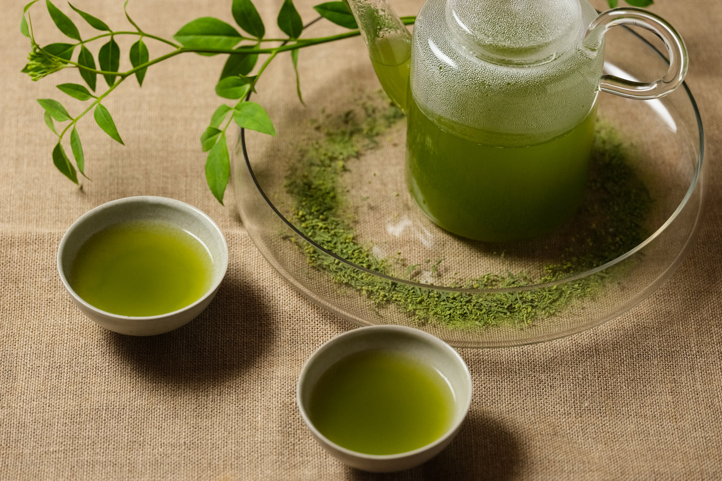 オーガニック　ほうじ茶・抹茶入り玄米茶　袋2本セット