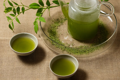 オーガニック　ほうじ茶・抹茶入り玄米茶　袋2本セット